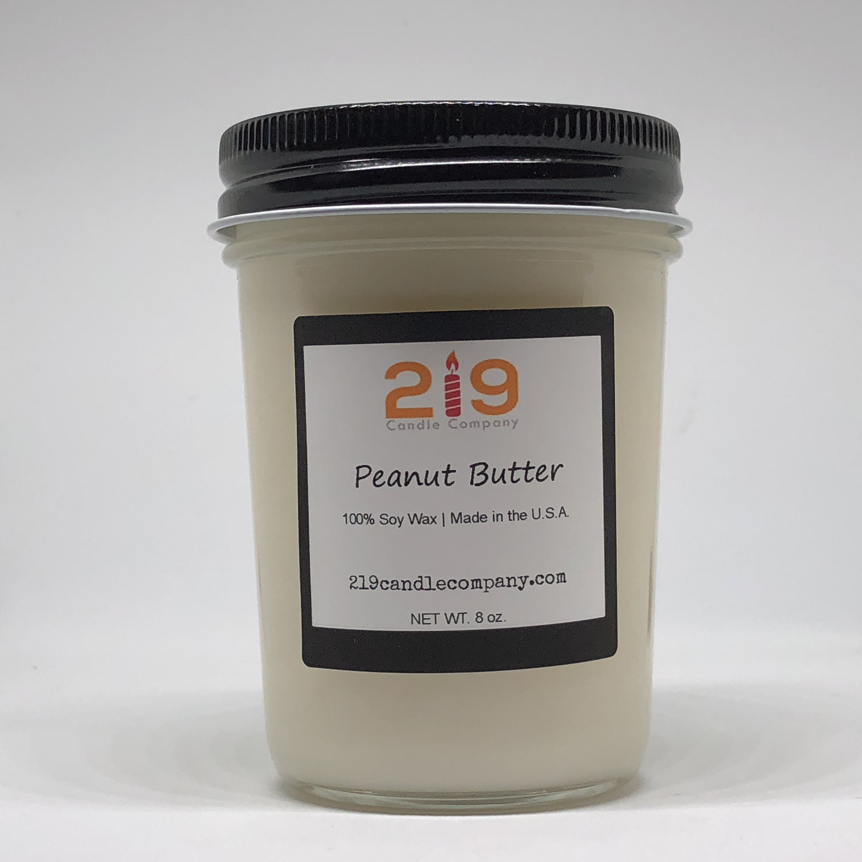 Peanut Butter Scented Soy Candle 8 Oz Jar Peanut Butter Etsy