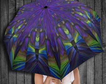 Mandala Umbrella | Psychedelic Festival Umbrella | Sun & Rain Protection | Parasols