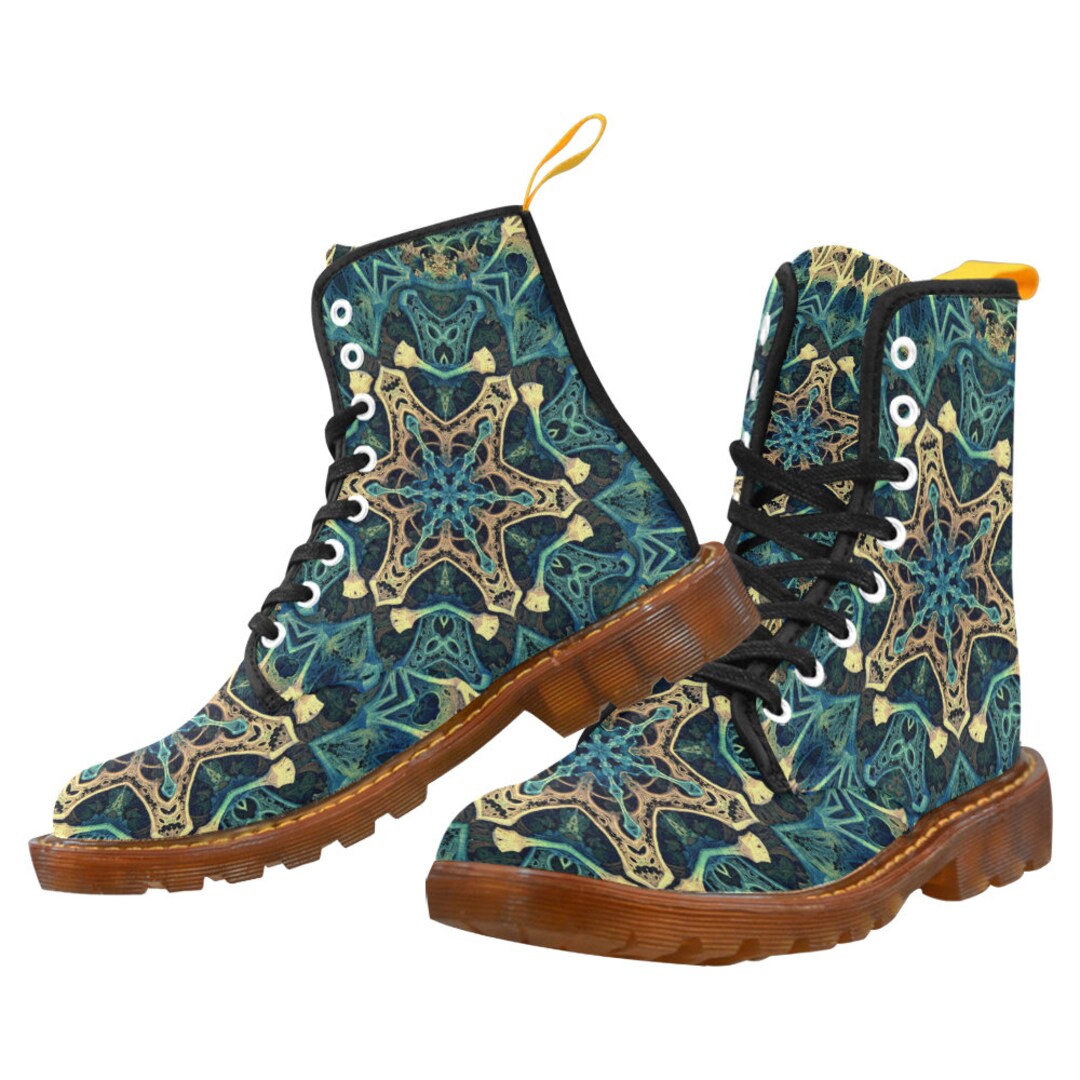 Cat Hippie Psychedelic Women's Boots