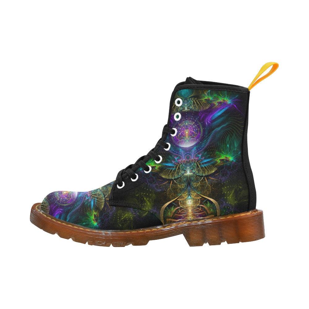 Trippy Hippie Flame Psychedelic Women's Boots