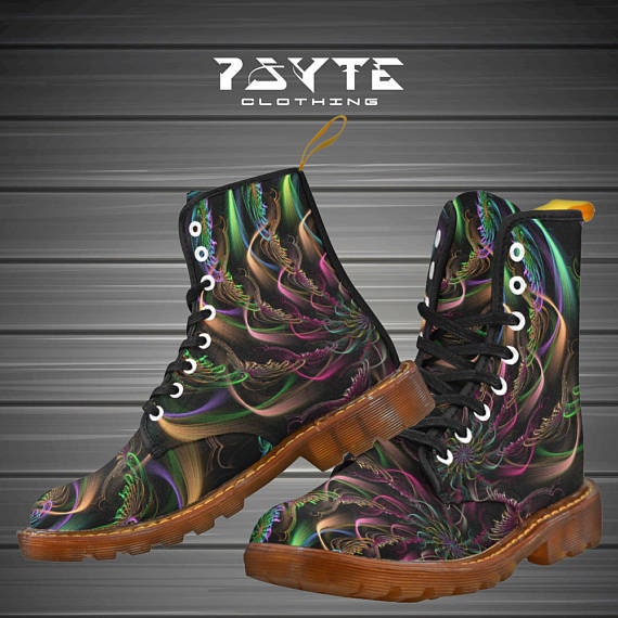 Rainbow Boots - Etsy