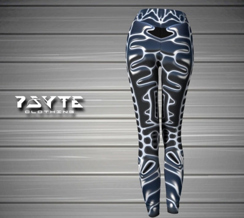 Cyberpunk Leggings Burning Man Steampunk Armor Leggings Etsy