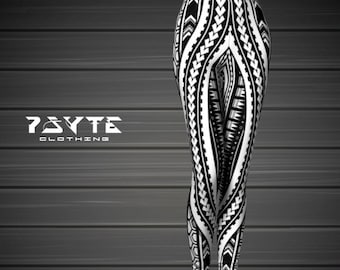 Leggings con tracce di pneumatici in bianco e nero, leggings geometrici, reattivi ai raggi UV, leggings neri, pantaloni da yoga, abbigliamento da palestra, abbigliamento da festival