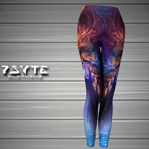 Psychedelic Leggings, Festival Clothing, Burning Man Costume, Hooping clothes, Doof Clothing, Rave Outfit, Gym Leggings, Yoga Workout