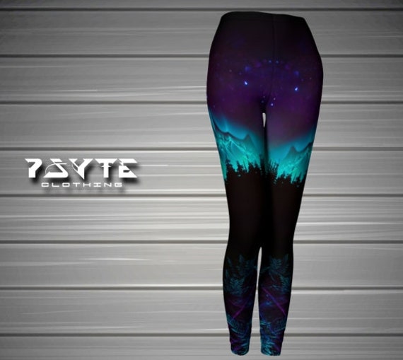Aurora Leggings, Festival Clothing, Burning Man Costume, Hooping Clothes,  Doof Clothing, Rave Outfit, Gym Leggings, Yoga Workout -  Canada