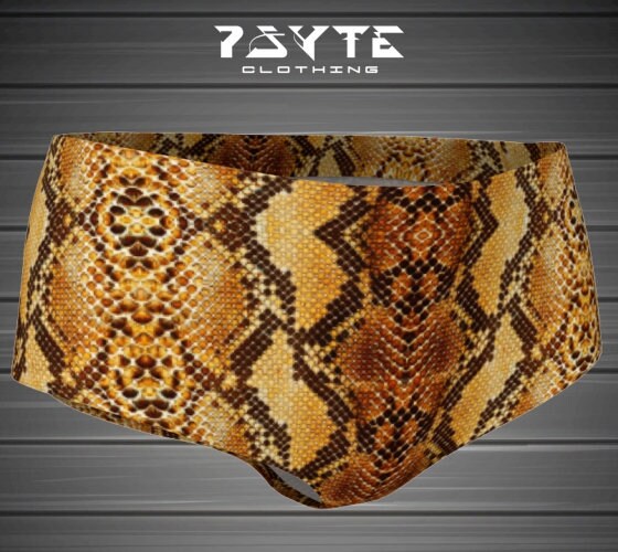 Snake Skin Shorts with Ring Detail main image 1