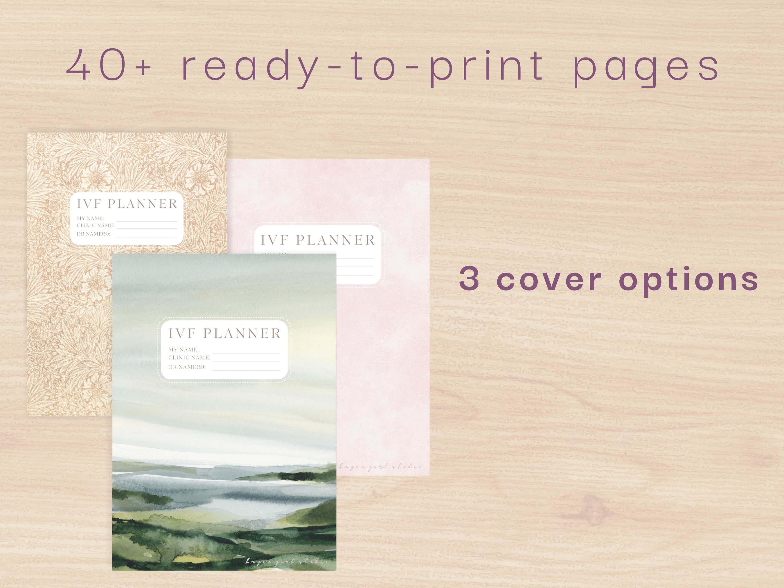 Downloadable IVF Planner & Fertility Journal - Etsy