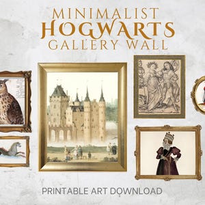 Minimalist Magical School Gallery Wall