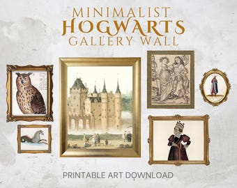 Minimalist Magical School Gallery Wall