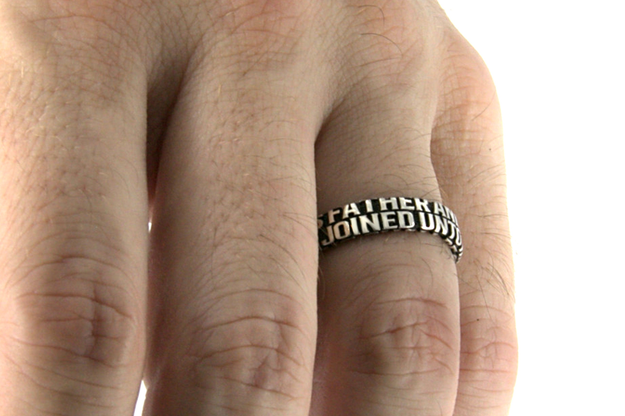 Bible Verse Ring, Love Ring, Sterling Silver, Relationship