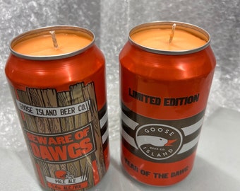 Goose Island Cleveland Browns Beer Can Candle