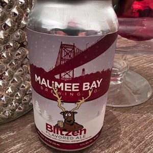 Maumee Bay Blitzen Apple Pie Scented Beer Can Candle.