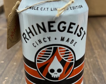 Rhinegeist Cheetah Lager Beer Can Candle