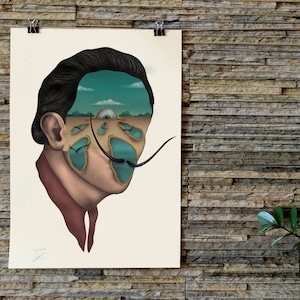 Salvador Dalí Large Art Print – Surrealist Master – Melting Clocks Wall Decor – Gift for Art Lovers - Melting Clocks - Dali Clocks