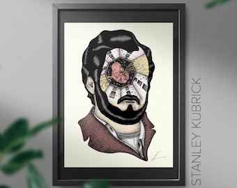 Stanley Kubrick Art Print - Etsy