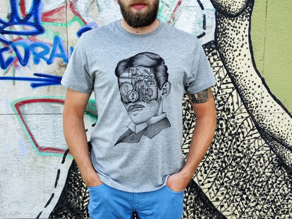 Nikola Tesla T-Shirt – Inventors Gift – Futurist Science Tee – Gift for Engineers & Thinkers