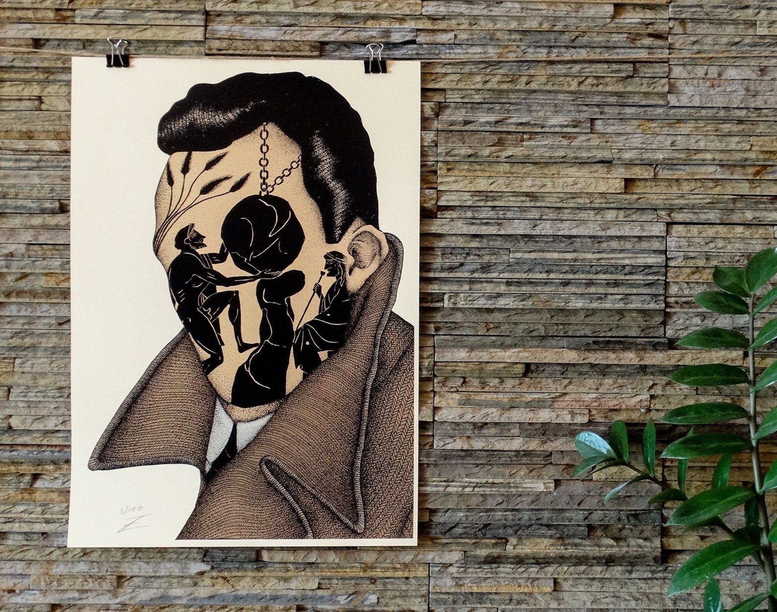 Albert Camus Art Print / Large Art Print / Abstract Portrait / | Etsy ...