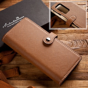 Saffiano Leather Case for Samsung Galaxy Z Fold 2