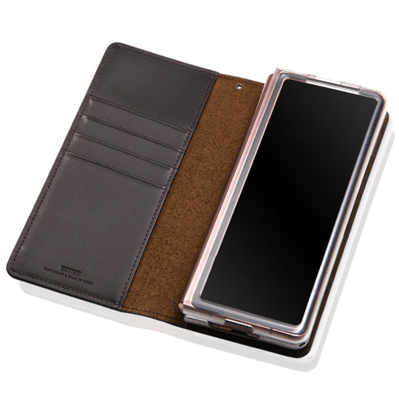Motimo Tiger Face Embossed Leather Case for Galaxy Z Fold 2, Z Fold 3, Z Fold 4, Z Fold 5 W/O Button Closure image 6