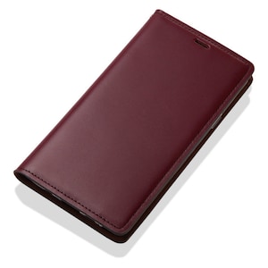Motimo Full Grain Leather Case for iPhone 11/12/13/14/15/16 Series, Galaxy S22/S23/S24/S25 Series - W/O Button Closure