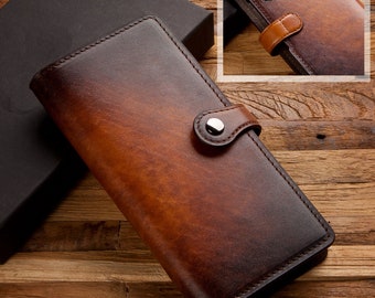 Minute Touch Custom Leather Wallet Case for Samsung Galaxy Z Fold 3, S Pen Holder, Magnetic Closure, Free Initials/Names Engraving