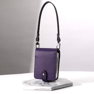 Motimo Saffiano Z Flip 4 Leather Flip Case, Wrist Strap, Crossbody Lanyard, Shoulder Strap, 12 Colors, 3 Credit Card Slots