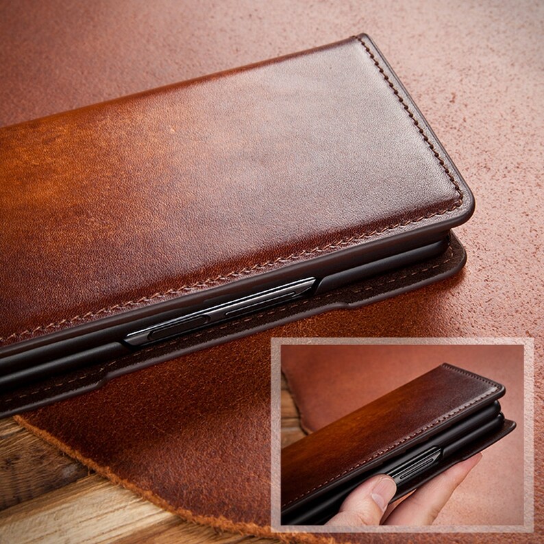 Minute Touch Custom Leather Case for Samsung Galaxy Z Fold 2 Etsy