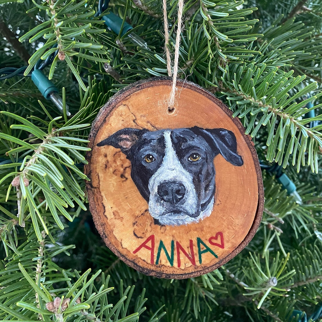 Custom Pet Ornament, Personalized Ornament, Custom Pet Portrait, Hand