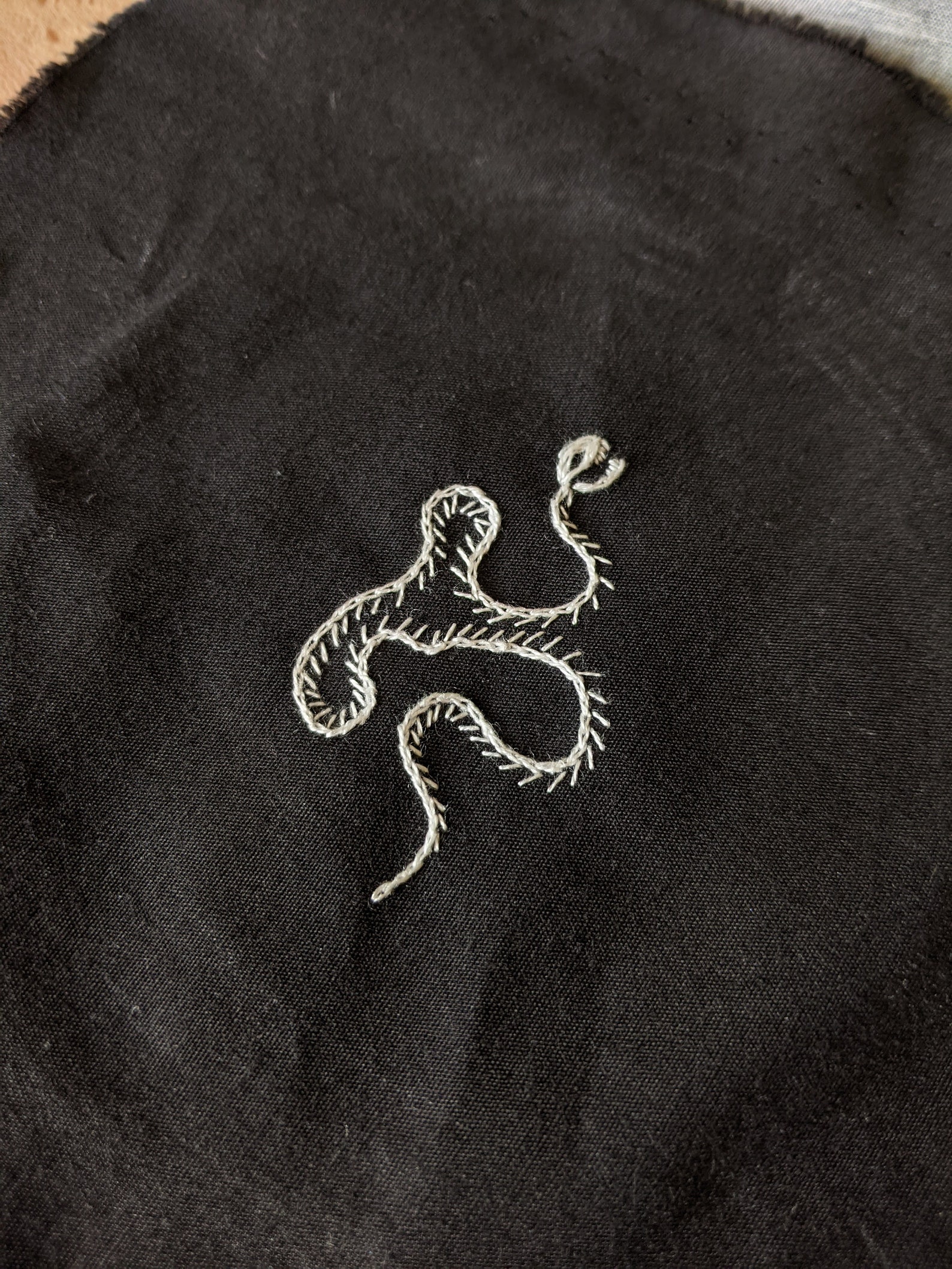 Snake Embroidery No.5 Writhe - Etsy