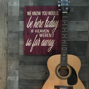 Guitar Wall Hanger, Rememberence, Memorial Guitar Display