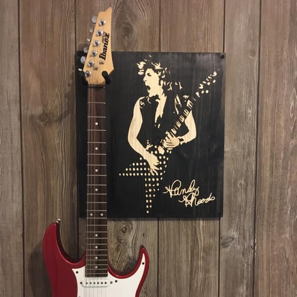 Randy Rhoads Signature Series Guitar Hanger / Guitar Mount / Guitar Accessory / Guitar Stand