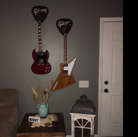 Custom Guitar Hanger Guitar Holder Guitar Wall Mount Pick Gifts for Musician Guitar Mount Fathers Day Gift Gift for Guitar Player Etsy