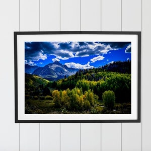 Colorado Photo Print, San Juan Mountains, Home Decor, Wall Art, Digital Print, Colorado Photography