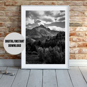 Colorado Photo Print, San Juan Mountains, Home Decor, Wall Art, Digital Print, Colorado Photography