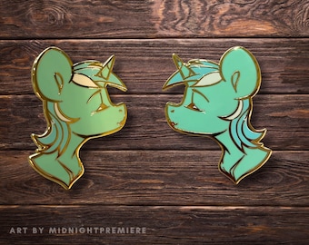Lyra Kissing Enamel Pin | 2" MLP Now Kiss: An Enamored Equestrian Enamel Pin Project | FiM My Little Pony Friendship is Magic