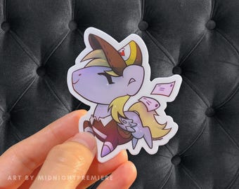 Mailmare Derpy Waterproof Sticker | Dishwasher-Safe 3" Vinyl Car Laptop Decal | My Little Pony Friendship is Magic MLP FiM Cute Space Derp