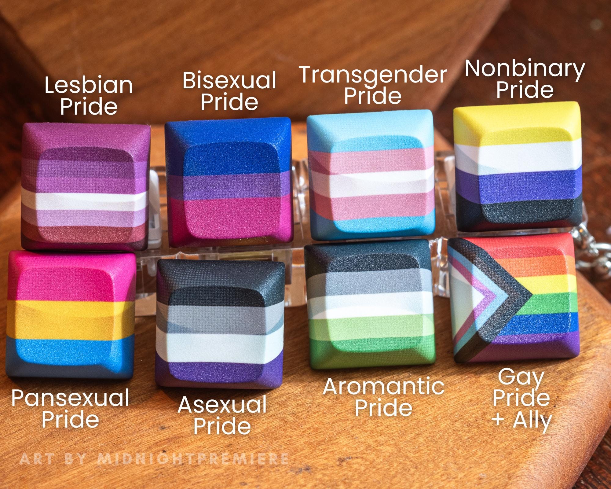 Pride Keycaps | Removable Keycaps for Electronic Keyboard - Etsy
