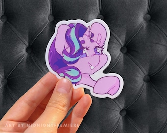 Starlight Glimmer Waterproof Sticker | Dishwasher Safe 3" Vinyl Car and Laptop Decal | Glimmer Cute MLP FiM My Little Pony Friendship Magic