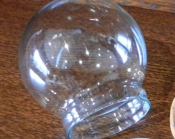 Replacement glass for Snowglobes (globe, seal & snow - 100mm)