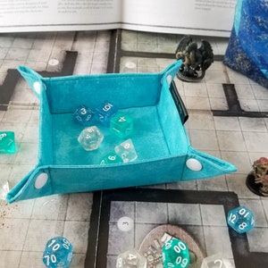 Travel sized Dice Tray - DnD Dice Tray -  Collapsible dice tray - Board game accessories - Small Dice Tray