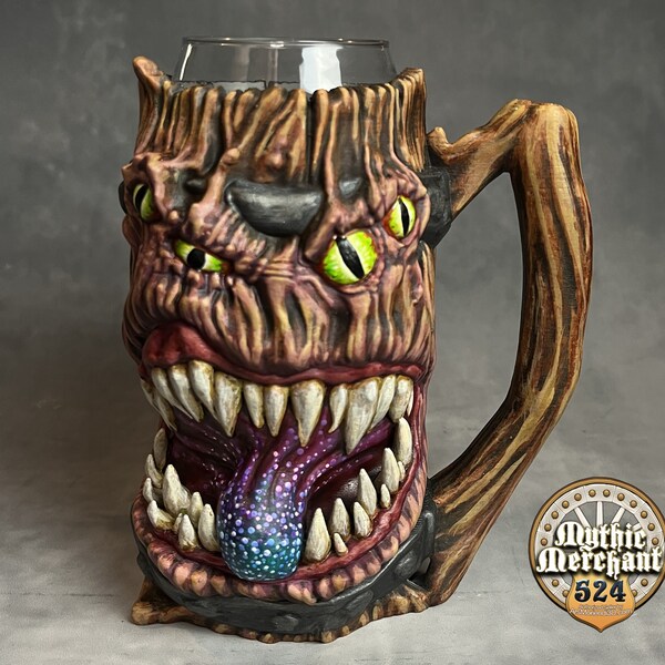 Mimic Mug Can Holder, fantasy beverage holder, gift for dnd or rpg players