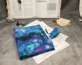 Custom Players Sidekick Campaign Journal: A Spellbook and character folio for DnD 5e, RPG tabletop gamers gift, trading card album.