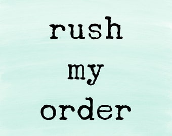 Rush My Order