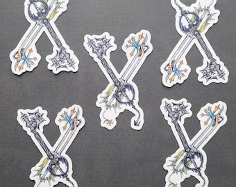 Oathkeeper and Oblivion | Kingdom Hearts Vinyl Sticker