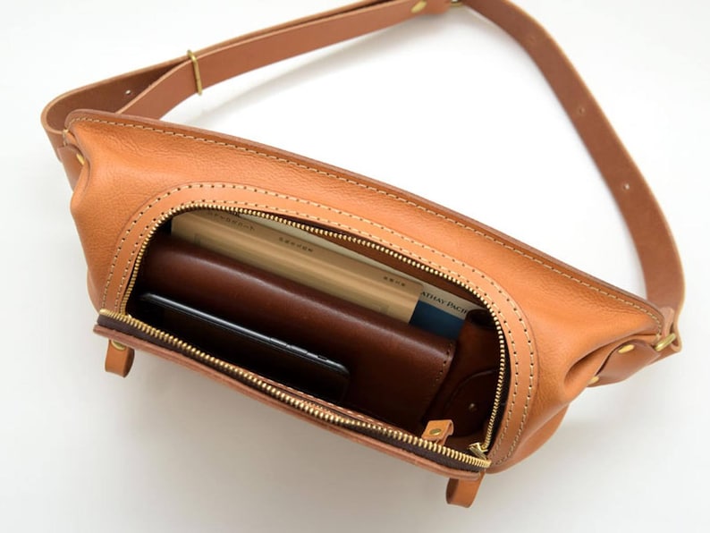 Leather Shoulder Bag Pattern Waist Bag Pattern PDF Etsy