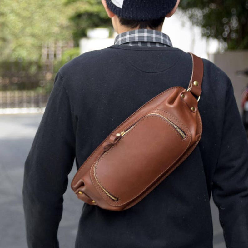 Leather Shoulder Bag Pattern Waist Bag Pattern PDF Etsy