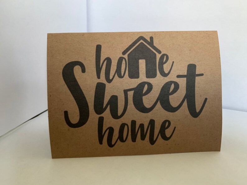 Handmade Home Sweet Home for New Homeowners or Those Who Just Moved