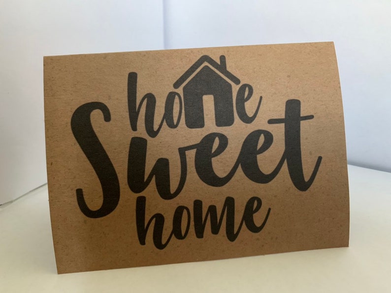 Handmade Home Sweet Home for New Homeowners or Those Who Just Moved