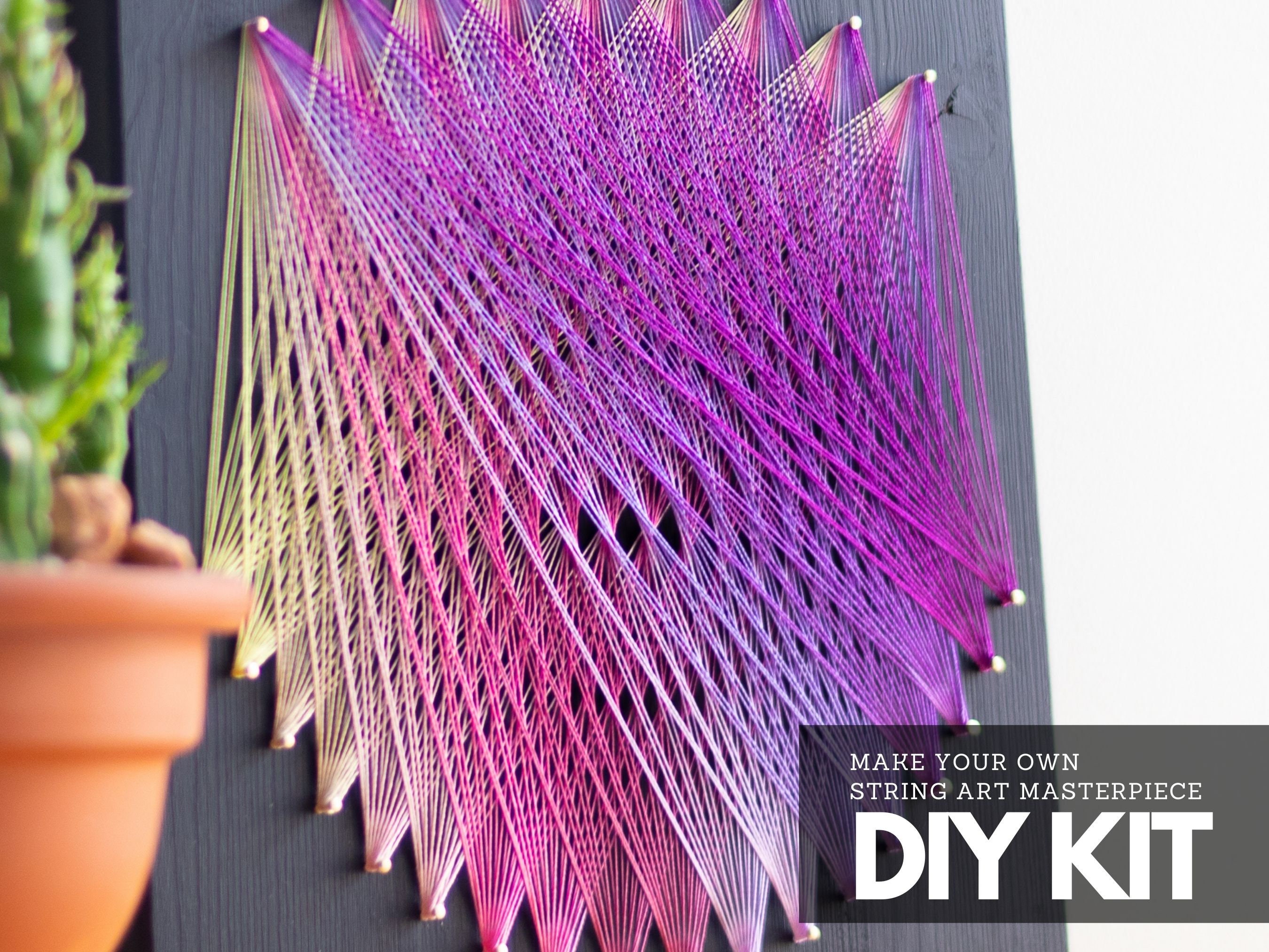 String Art Kit for Adults and Kids DIY String Art Mandala Etsy