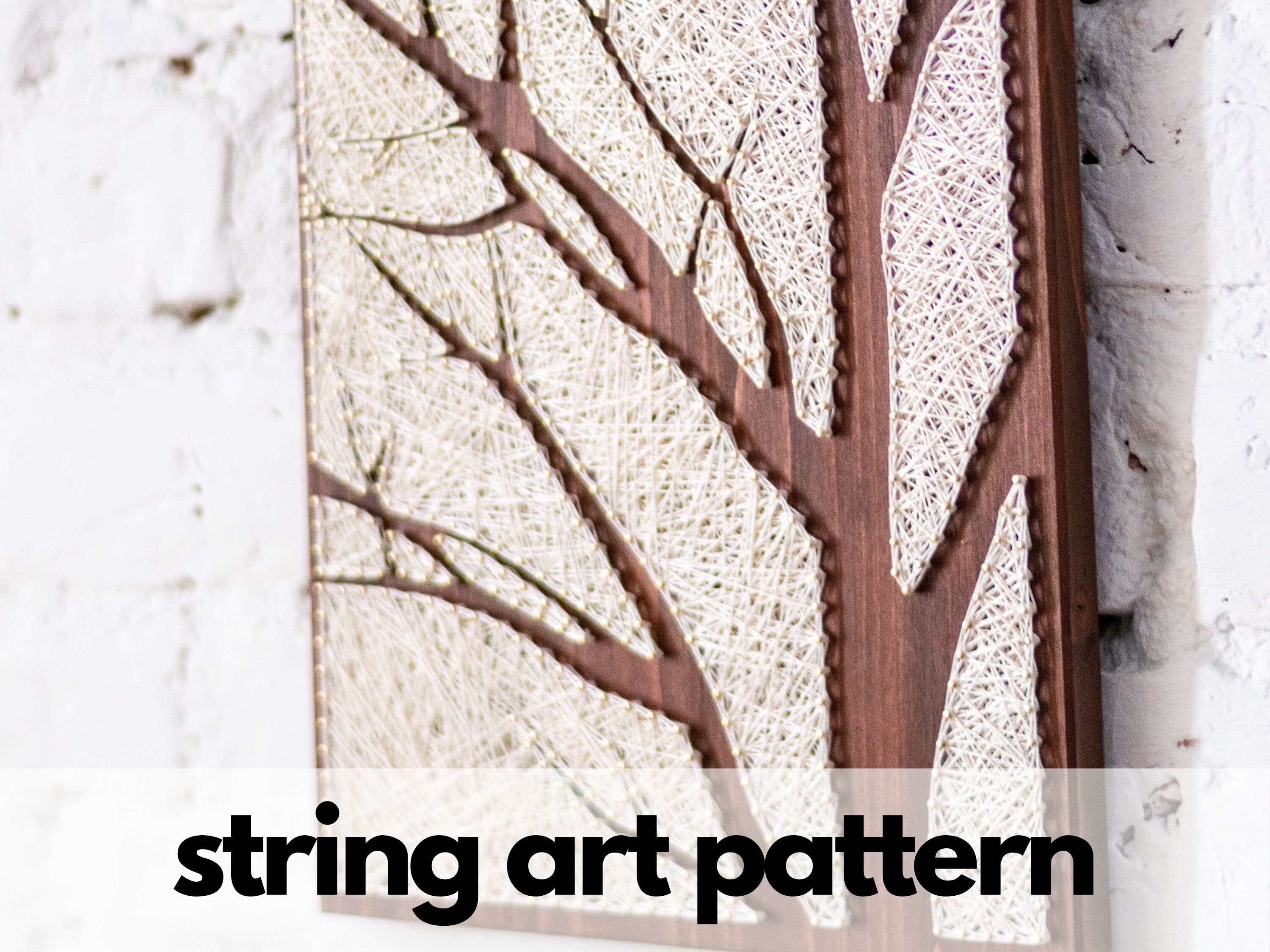 String art pattern printable tree string art string art | Etsy